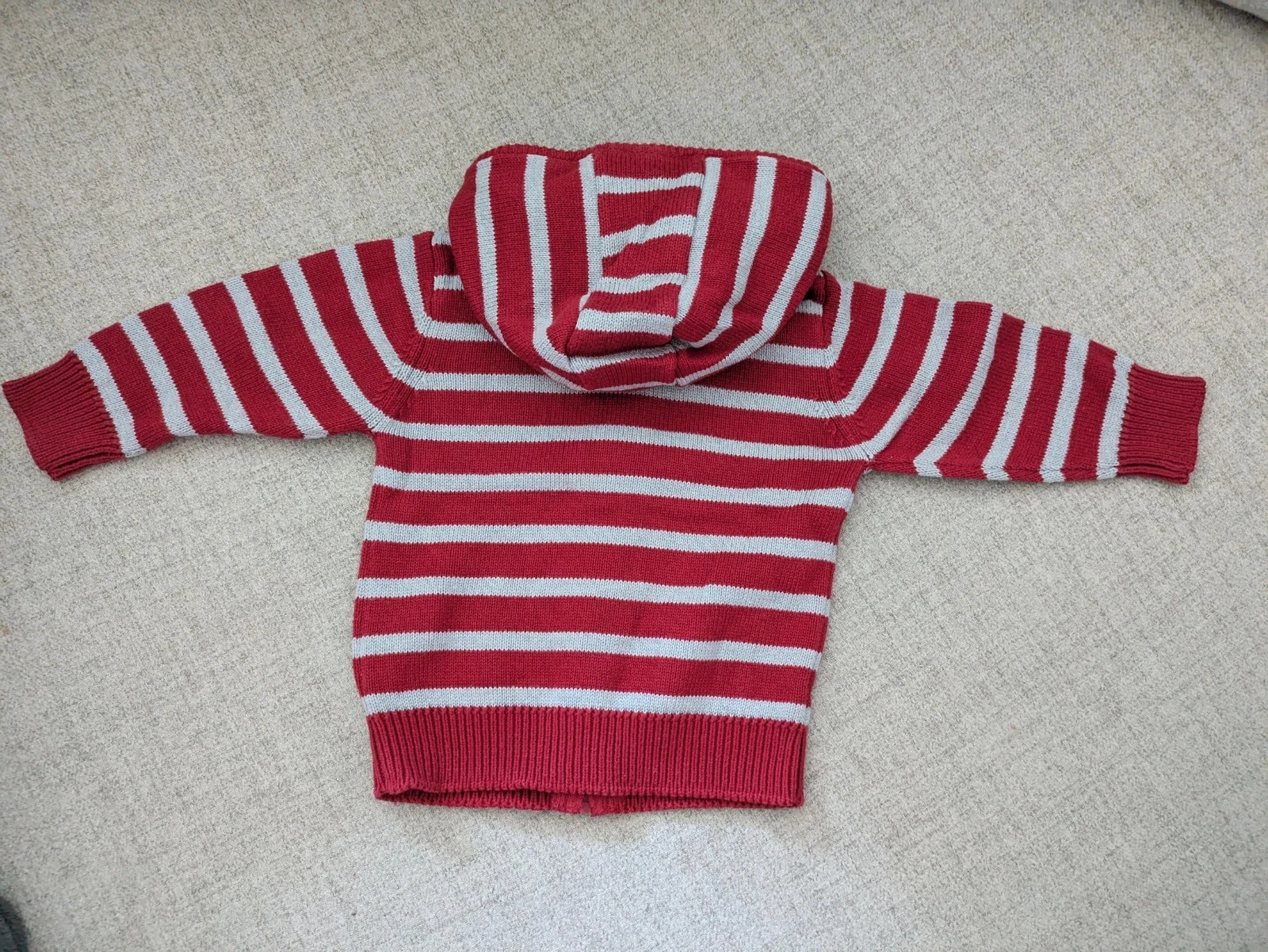 Gilet zippé capuche 12 mois – photo 3